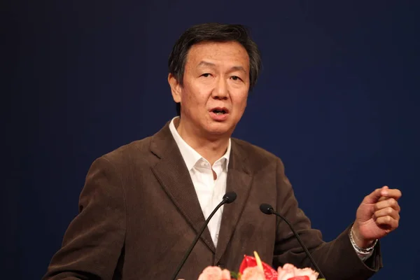 Zhongyuan Directeur Adjoint Centre Recherches Pour Développement Conseil État Prononce — Photo