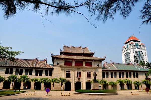 Vista Del Campus Universidad Xiamen Xiamen Provincia Chinas Fujian Agosto — Foto de Stock