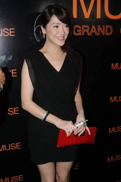 Hong Kong Actress Anne Heung Poses Opening Party Carina Laus — Stock Photo, Image