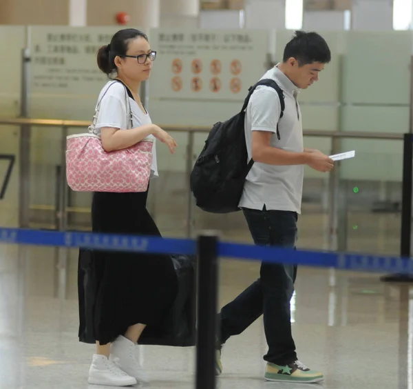 중국어 종소리 Junhui 2012 공항에서 — 스톡 사진