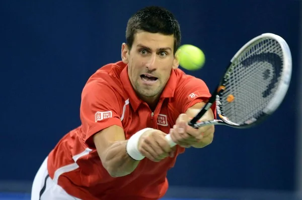 Novak Djokovic Aus Serbien Revanchiert Sich Gegen Tommy Haas Aus — Stockfoto