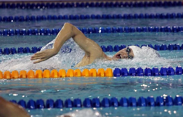 Chinees Olympisch Zwembad Kampioen Sun Yang Concurreert Finale Van Mens — Stockfoto