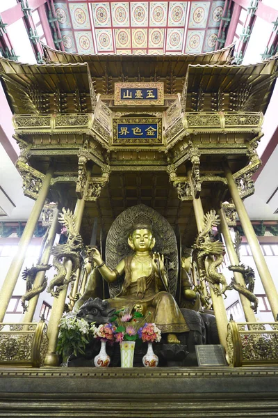 Igazi Lingyin Bronz Csarnok Jelenik Meg Lingyin Temple Hangzhou City — Stock Fotó