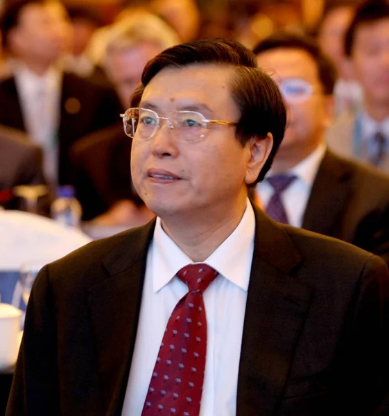 Kinesiska Vice Premier Zhang Dejiang Sköter 2009 Internationella Konferensen Uhv — Stockfoto