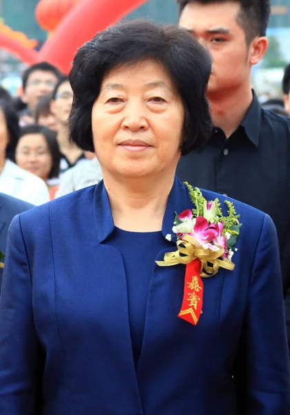 Soubor Sun Chunlan Ministr Provinčního Výboru Komunistické Strany Číny Cpc — Stock fotografie