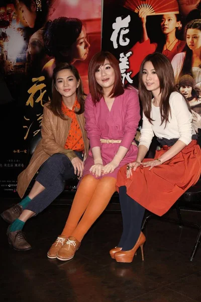 Vanaf Links Ella Chen Selina Jen Hebe Tien Van Taiwanese — Stockfoto