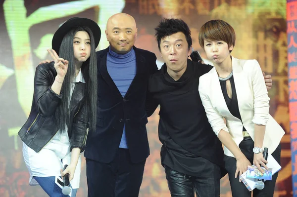 Desde Izquierda Actriz China Fan Bingbing Actor Director Zheng Actor —  Fotos de Stock