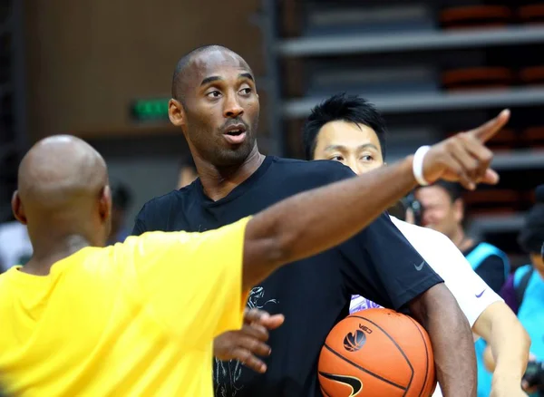 Nba Superstar Kobe Bryant Attends Event Meet Fans His China — Stock Photo, Image