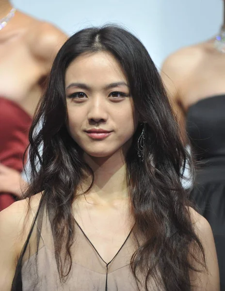 Actriz China Tang Wei Asiste Desfile Moda Diamantes Forevermark Beijing — Foto de Stock