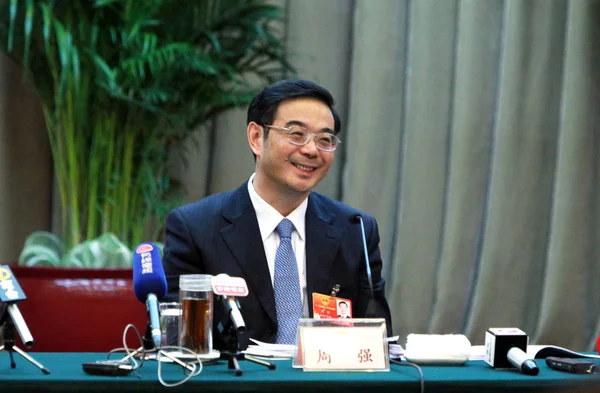 Zhou Qiang Sekretär Des Provinzkomitees Hunan Der Kommunistischen Partei Chinas — Stockfoto