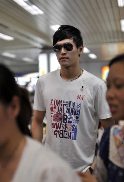 Campione Olimpico Cinese Nuoto Detentore Del Record Mondiale Sun Yang — Foto Stock