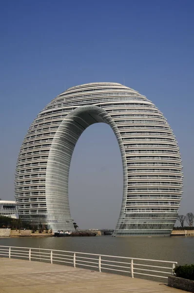 Vista Sheraton Huzhou Hot Spring Resort Cidade Huzhou Leste Província — Fotografia de Stock