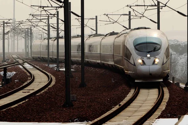 Train Grande Vitesse Crh China Railway High Speed Circule Sur — Photo