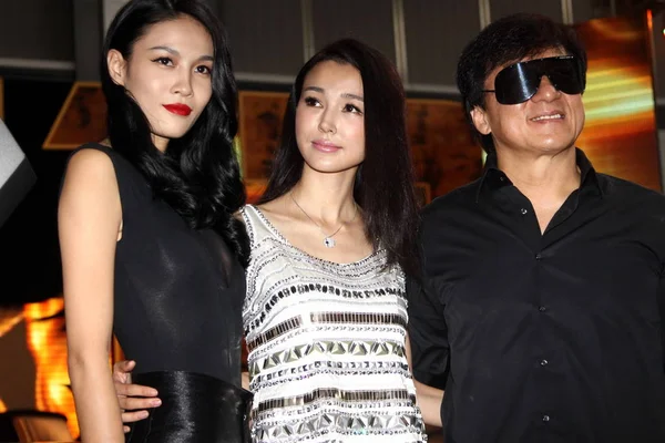 Droite Droite Jackie Chan Superstar Kungfu Hong Kong Les Actrices — Photo