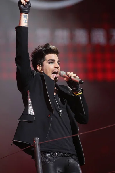 Cantante Estadounidense Adam Lambert Actúa Durante Concierto Hennessy Artistry Shanghái — Foto de Stock