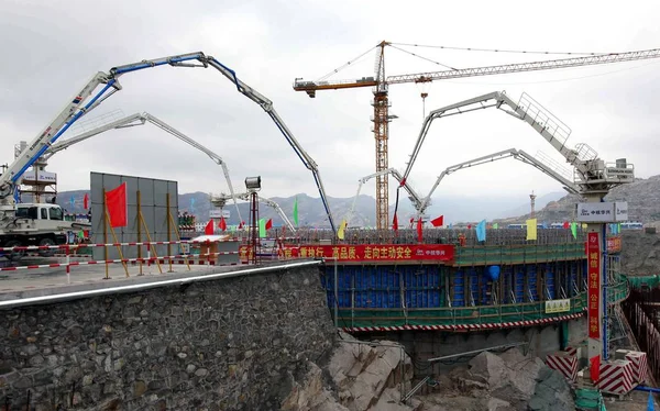 Проект Фази Аес Знаходиться Місті Lianyungang Східна Провінція Чінас Цзянсу — стокове фото