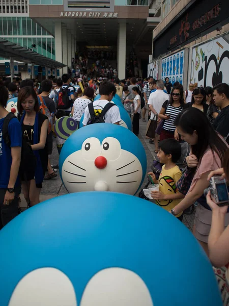 Citizens View Models Doraemon Famoso Personagem Desenho Animado Japonês Uma — Fotografia de Stock