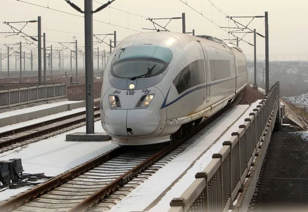 Train Grande Vitesse Crh China Railway High Speed Circule Sur — Photo