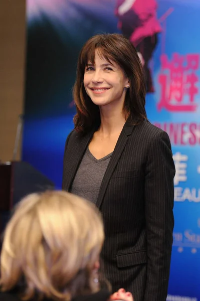 Actriz Francesa Sophie Marceau Asiste Una Conferencia Prensa Para Película — Foto de Stock