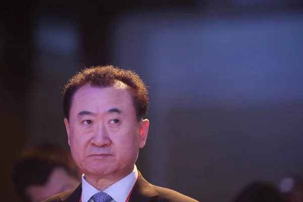 Wan Jianlin Presidente Del Grupo Dalian Wanda Asiste 11ª Cumbre —  Fotos de Stock