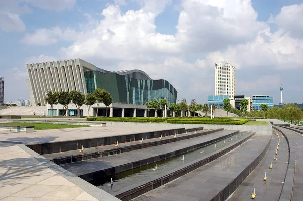 Wuhan Şehrinde Qintai Grand Theater Görünümü Orta Çin Hubei Eyaleti — Stok fotoğraf