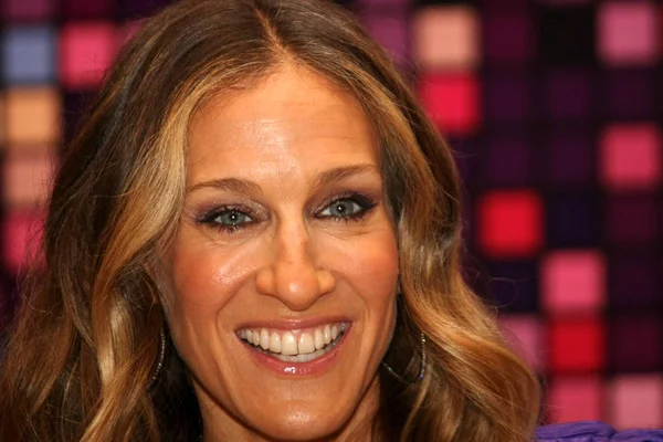 Atriz Norte Americana Sarah Jessica Parker Participa Uma Conferência Imprensa — Fotografia de Stock