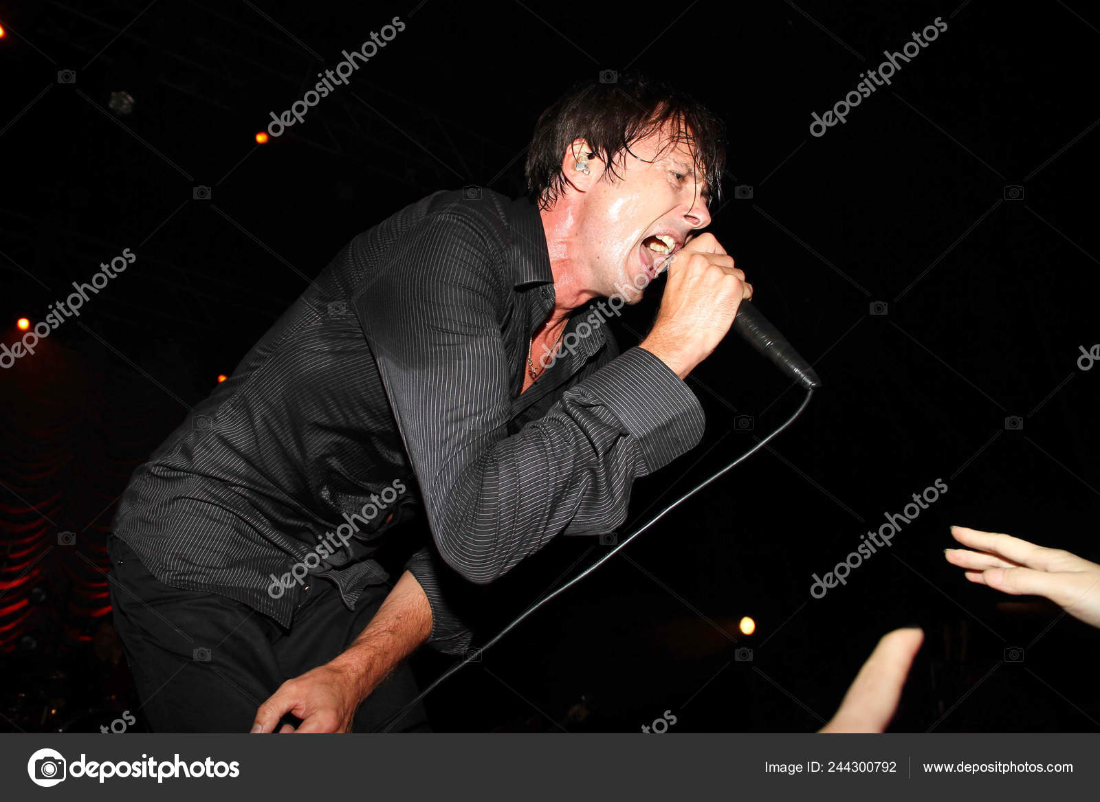 Singer Brett Anderson British Rock Band Suede Performs Concert World Stock Editorial Photo C Chinaimages