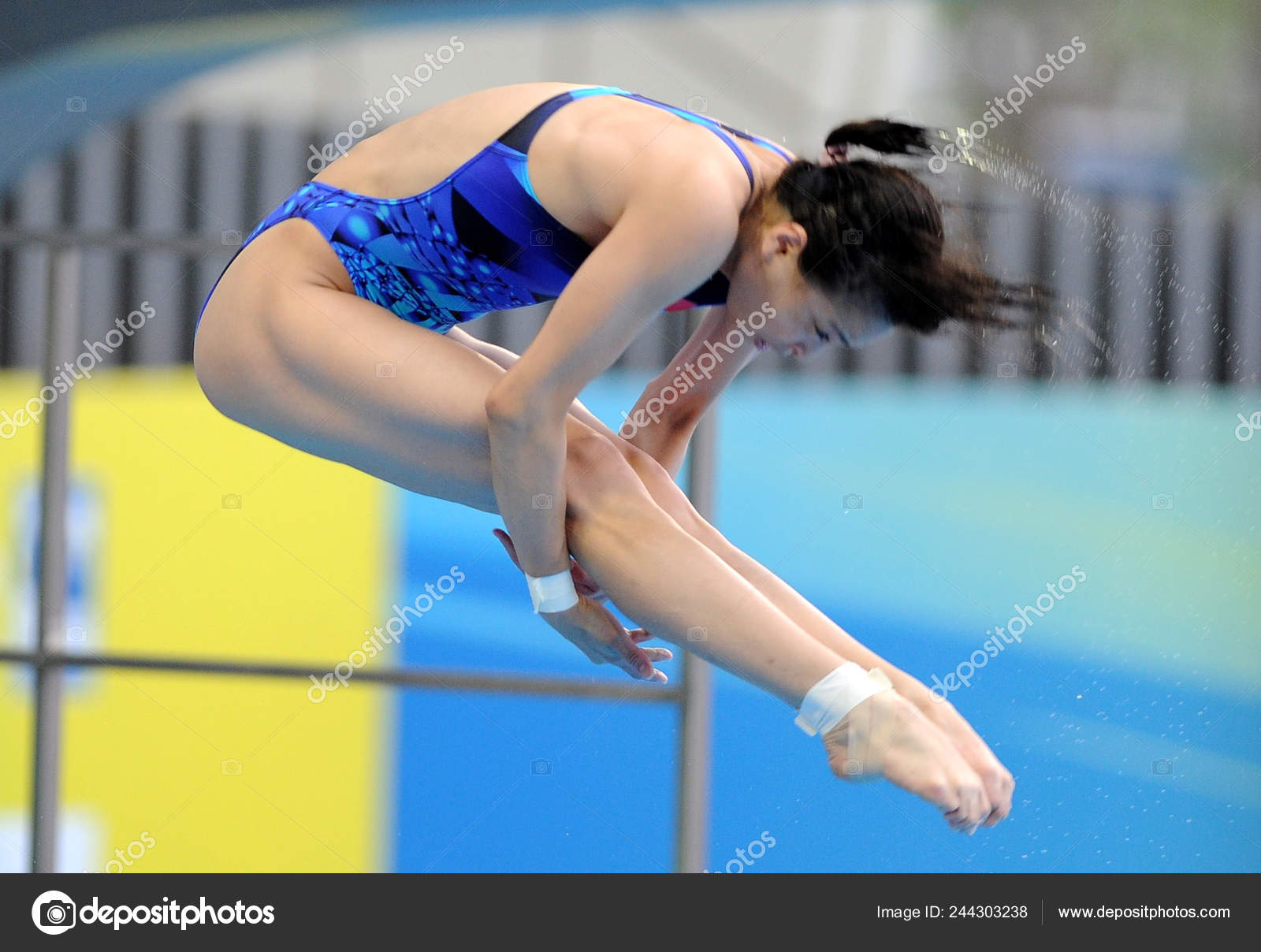 Chinas Minxia Compete Final Evento Mergulho Springboard Feminino Metros  Campeonato — Foto editorial © ChinaImages 244303238