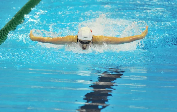 Chinas Jiao Liuyang Concurreert Def Van Vrouwen 200 Meter Vlinder — Stockfoto