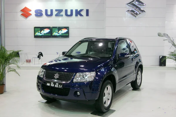 Suzuki Grand Vitara Ses Displayen Auto Show Shanghai Kina Oktober — Stockfoto