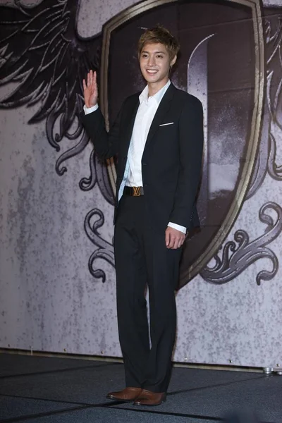 Actor Cantante Surcoreano Kim Hyun Joong Ondea Evento Promocional Taipei — Foto de Stock