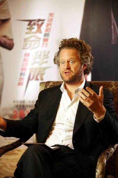 German Film Director Florian Henckel Von Donnersmarck Speaks Interview Premiere — Stock Photo, Image