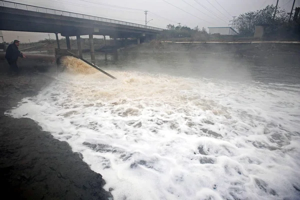 Dosya Yangtze Nehri Wuhan City Merkez Chinas Hubei Eyaleti Aralık — Stok fotoğraf