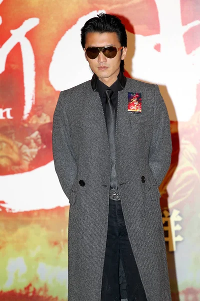 Cantante Actor Hong Kong Nicholas Tse Asiste Estreno Película Shaolin — Foto de Stock