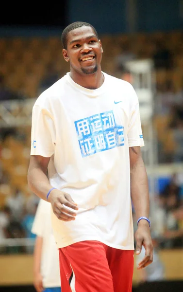 Nba Player Kevin Durant Oklahoma City Thunder Pictured His China — Stock Photo, Image