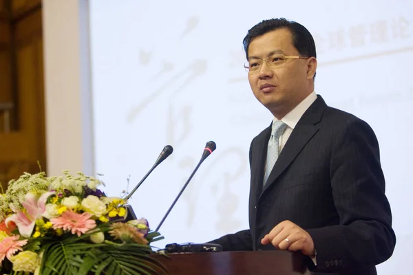 David Wei Wei Zhe Président Chef Direction Alibaba Group Prend — Photo