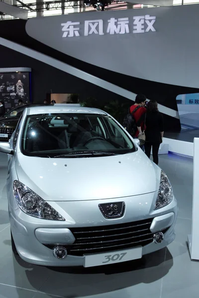 Peugeot 307 Exhibición Exposición Internacional Automóviles China Guangzhou Conocida Como —  Fotos de Stock
