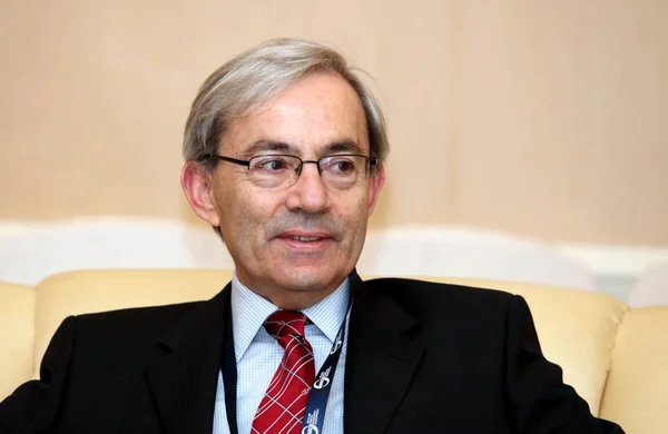 Cypriot Economist Nobel Prize Laureate Economics Christopher Pissarides Attends 2011 — Stock Photo, Image