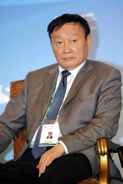 Ťiang Shangzhou Předseda Smic Polovodič International Corporation Navštěvuje Fórum Šanghaji — Stock fotografie
