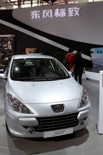 Dongfeng Peugeot 307 Exhibición Durante China Guangzhou Exposición Internacional Automóviles — Foto de Stock