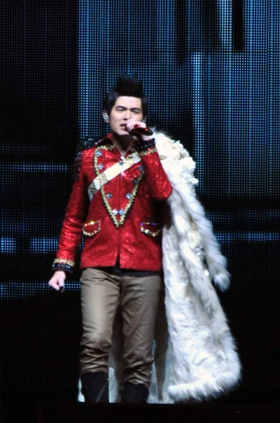 Cantante Actor Taiwanés Jay Chou Actúa Concierto Ciudad Guangzhou Sur —  Fotos de Stock