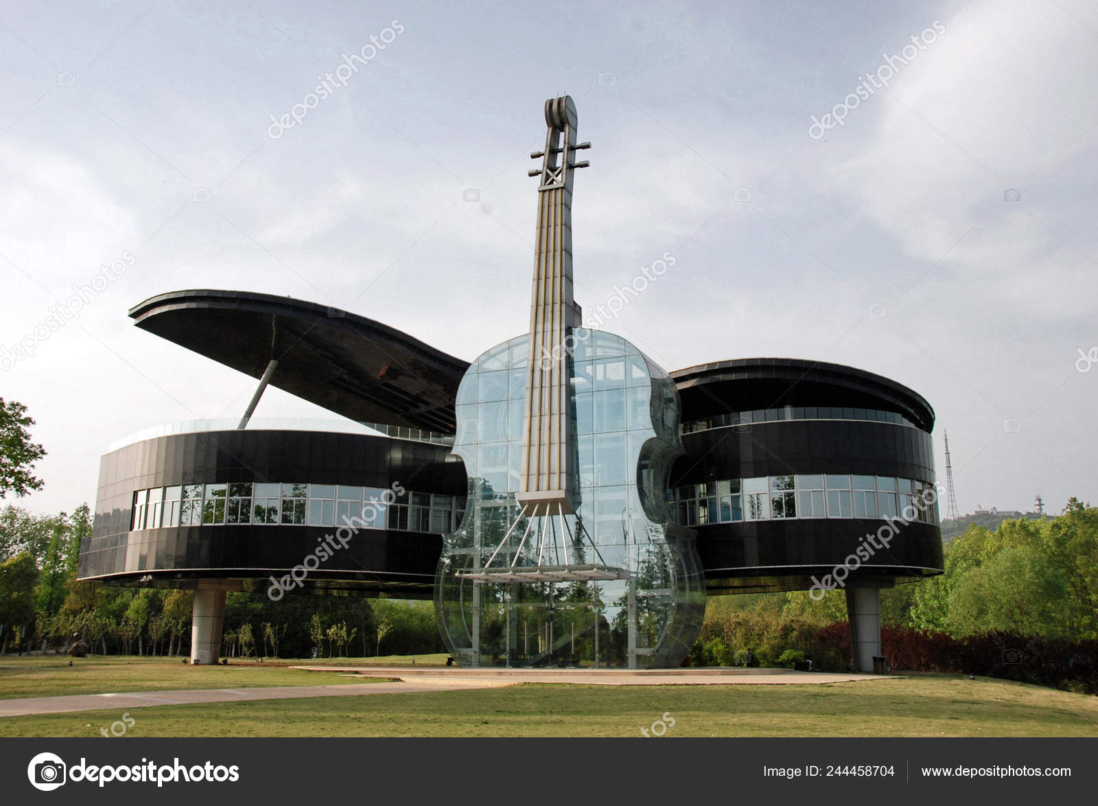 Piano Violin Shaped Urban Planning Exhibition Hall Shannan New Area – Stock  Editorial Photo © ChinaImages #244458704