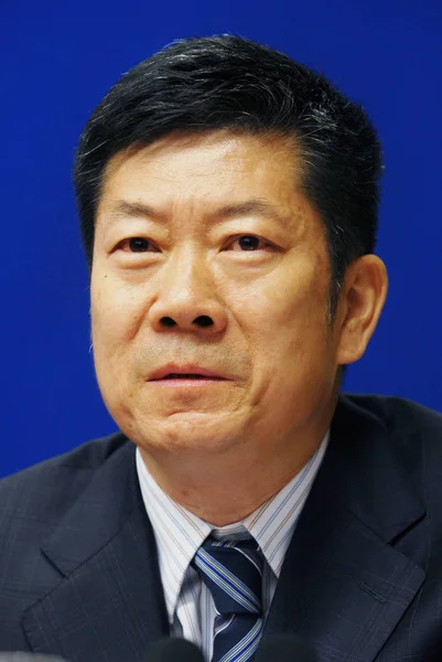 Yan Xiaohong Vice Minister National Copyright Administration China Speaks Press — 스톡 사진