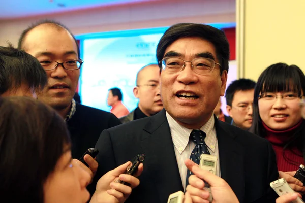 Chengyu Präsident Von Cnooc China National Offshore Oil Corporation Wird — Stockfoto