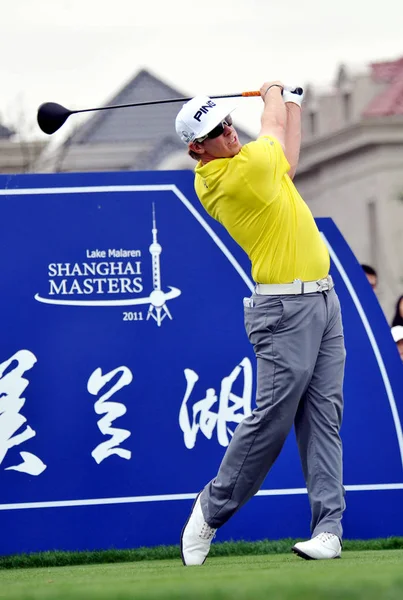 Hunter Mahan Des États Unis Élance Lors Tournoi Golf Lake — Photo