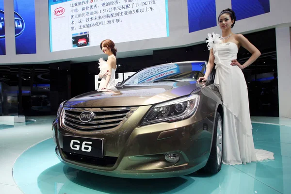 Byd Visto Exposição 14Th Shanghai International Automobile Industry Exhibition Conhecido — Fotografia de Stock