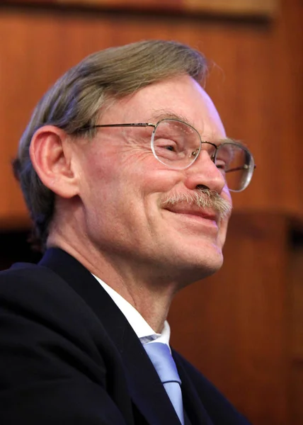 Robert Zoellick Presidente Del Banco Mundial Asiste Una Conferencia Prensa — Foto de Stock