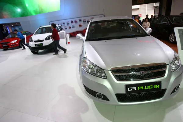 Plug Chery Riich Outros Carros São Vistos Exposição Antes 14Th — Fotografia de Stock