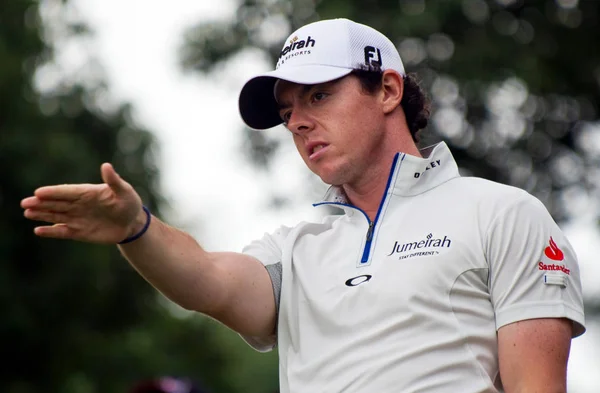 Rory Mcilroy Irlanda Del Norte Hace Gestos Ronda Final Del —  Fotos de Stock