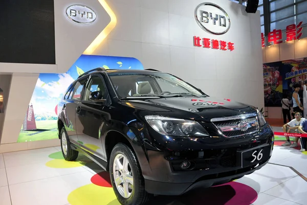 Fil Byd Ses Displayen Auto Show Shenzhen City South Chinas — Stockfoto